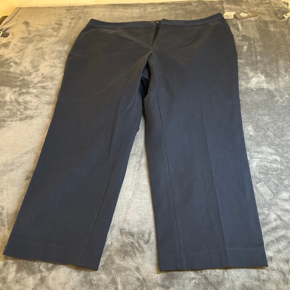Vince Camuto Essentials Classic Navy Blue Pants Trousers Womens Size 20W 42x27" - Picture 1 of 12